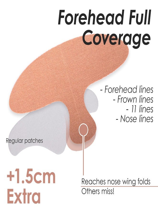 Akissos Forehead Wrinkle Patches Overnight (15 Pack) - Deep Wrinkle Repair from Fascia Layer,Micro Lift Elastic Facial Patches, Face Tape for Sleeping, Hypoallergenic Elasticity Cotton for Forehead Firming - Image 4